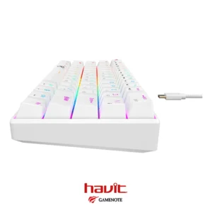 Havit KB903L 61 Keys WH Rainbow LED Backlit Mechanical - Image 4