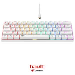 Havit KB903L 61 Keys WH Rainbow LED Backlit Mechanical - Image 5
