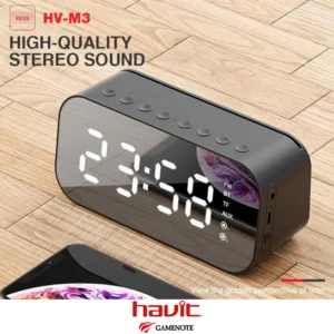 HAVIT M3 Bluetooth Speaker Alarm Clock Radio