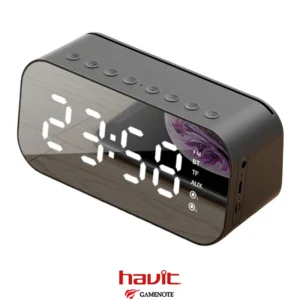 HAVIT M3 Bluetooth Speaker Alarm Clock Radio - Image 2