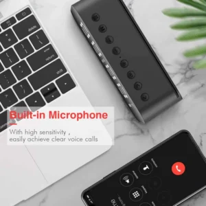 HAVIT M3 Bluetooth Speaker Alarm Clock Radio - Image 7