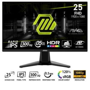 MSI MAG 255XF RAPID IPS FHD 25" 300Hz 0.5ms