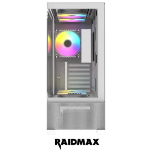 CASE RAIDMAX INFINITA I802 AIR WH 5X FANS STATIC RGB - Image 2