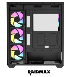 CASE RAIDMAX INFINITA I800 BK 4X FANS ARGB - Image 2
