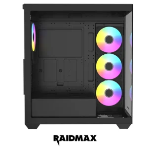 CASE RAIDMAX INFINITA I800 BK 4X FANS ARGB - Image 3