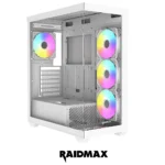 CASE RAIDMAX INFINITA I800 WH 4X FANS ARGB