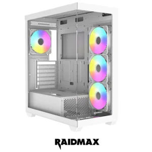 CASE RAIDMAX INFINITA I800 WH 4X FANS ARGB