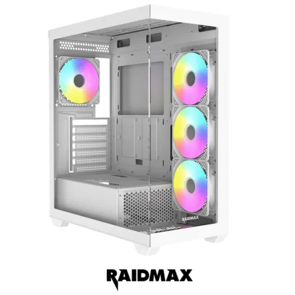 CASE RAIDMAX INFINITA I800 WH 4X FANS ARGB