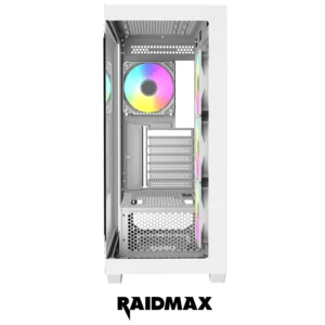 CASE RAIDMAX INFINITA I800 WH 4X FANS ARGB - Image 4