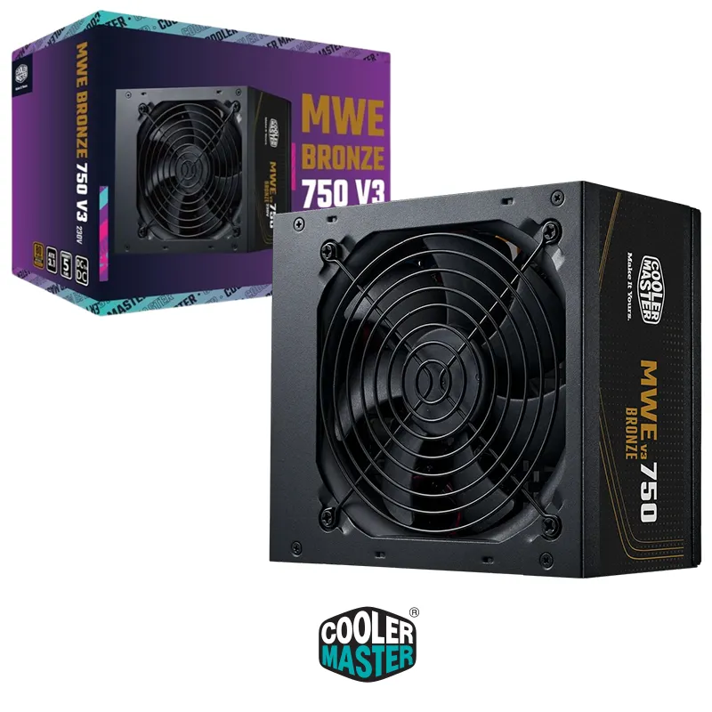 COOLER MASTER MWE 550W V30 80 PLUS Bronze-0 COOLER MASTER MWE 750W V3 80 PLUS Bronze - Image 1