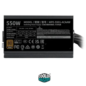 COOLER MASTER MWE 550W V3 80 PLUS Bronze - Image 3