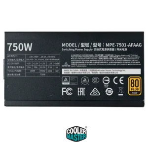 COOLER MASTER MWE 750W V2 80 PLUS Gold Full Modular - Image 5
