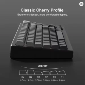 Xinmeng M75 Custom Tri-mode Wireless Bluetooth Mechanical Keyboard Gasket Hot Swap - Image 4