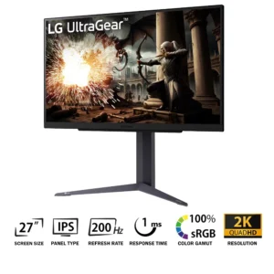 LG UltraGear 27GS75Q-B 27" IPS 200Hz 1ms Adjustable - Image 2