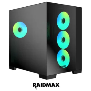 CASE RAIDMAX INFINITA i610 CHROME Black 4X FANS ARGB