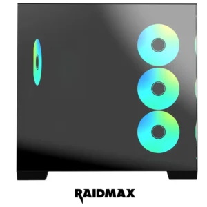 CASE RAIDMAX INFINITA i610 CHROME Black 4X FANS ARGB - Image 5