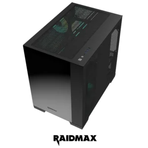 CASE RAIDMAX INFINITA i610 CHROME Black 4X FANS ARGB - Image 6