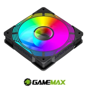 FAN GameMax v WH Reverse ARGB PWM fans 120mm BLACK 3 in 1 Kit - Image 3