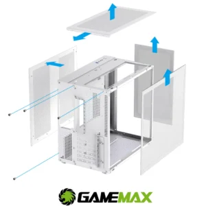 CASE GAMEMAX INFINITY WHITE ATX Midi Tower - Image 8