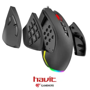 Mouse Havit MS900 Programmable Buttons, Dynamic RGB Lighting Customizable DPI, Ergonomic Design - Image 2