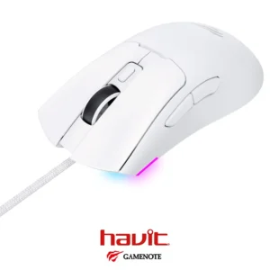 Mouse HAVIT MS966 RGB Programmable White - Image 3