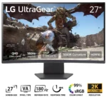 LG UltraGear 27" 27GS60QC-B 180Hz VA 1MS HDR10 Curved QHD