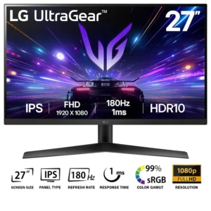 LG UltraGear 27" 27GS60F-B 180Hz IPS 1MS HDR10