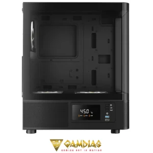 GAMDIAS ATLAS E2 CG BK 3 Built-in 120mm ARGB Fans (2 x Reverse Intake Fans) - Image 4