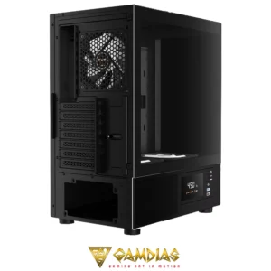 GAMDIAS ATLAS E2 CG BK 3 Built-in 120mm ARGB Fans (2 x Reverse Intake Fans) - Image 5