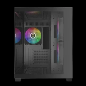 GAMDIAS AURA GC10M V2 BK 3 Built-in 120mm ARGB Fans - Image 4