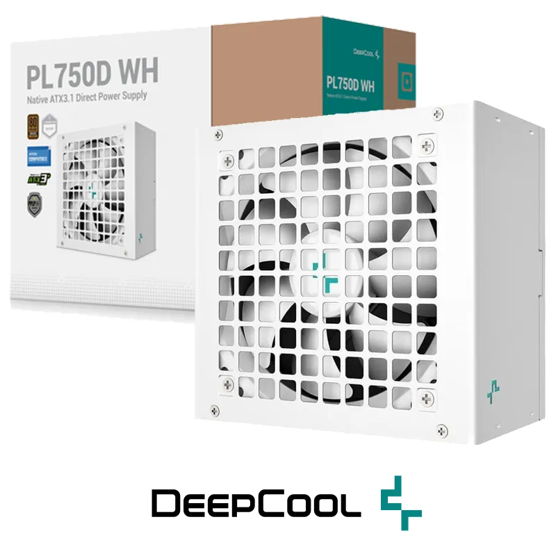 DEEPCOOL PL750D-6 DEEPCOOL PL750D 750W 80+ BRONZE WHITE - Image 1