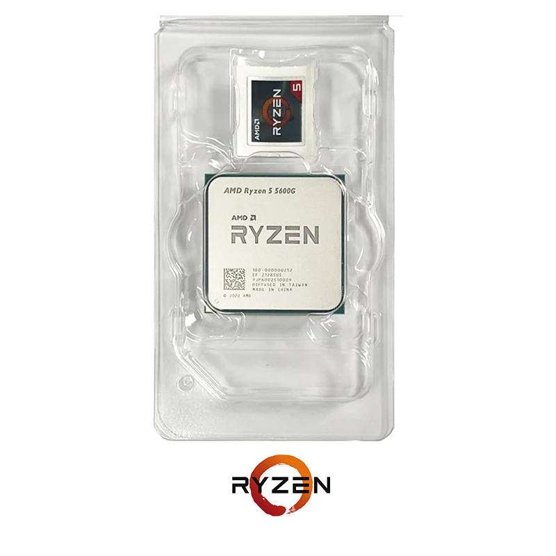 RYZEN 5-5600G-04 CPU AMD RYZEN 5 5600G TRAY NEW - Image 1
