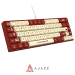 AJAZZ AK680 BROWN SWITCH 60% Mechanical Keyboard Hot-Swappable PBT Keycaps RGB Backlit Full Keys Programmable Anti-Ghosting USB-C Wired 60%