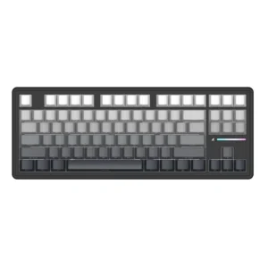 ATTACK SHARK M87 PRO Wireless,Hot Swappable Gasket RGB Custom Keyboard,Linear Switch&Side Printed PBT Keycaps,BT5.0/2.4Ghz/Type-C,5000mAh Battery (Moonlight) - Image 3