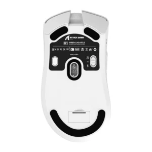 Mouse ATTACK SHARK R1 Wireless ,Tri-Mode Connection (2.4G/Wired/BT5.2),59g SUPERLIGHT, PixArt PAW3311 WH - Image 8