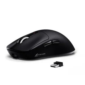 Mouse ATTACK SHARK X3 Tri-Mode 2.4G/USB-C Wired/Bluetooth BLACK - Image 5