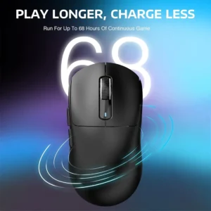 Mouse ATTACK SHARK X3 PRO 4K/8K Lightweight Tri-Mode(Wired/2.4GHz/BT) PAW3395 BLACK - Image 10
