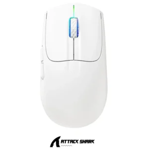Mouse ATTACK SHARK X5 Wireless, Tri-Modes BT 5.1/2.4Ghz/USB-C,Lightweight 49g,PAW3212, Rechargeable Battery