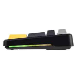 AULA F108 Wireless, Full Size with 4000mAh Battery, 108 Hot-Swappable and Programmable Keys, RGB Backlight Grey/Yellow - Image 10