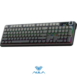AULA F108 PRO Tri-Mode Connectivity,Hot Swappable with 8000mAh Battery,Pre-lubed Switches,RGB Backlit,PBT Keycaps,104 Keys