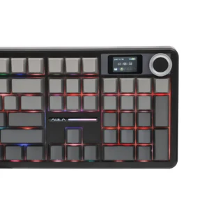 AULA F108 PRO Tri-Mode Connectivity,Hot Swappable with 8000mAh Battery,Pre-lubed Switches,RGB Backlit,PBT Keycaps,104 Keys - Image 9
