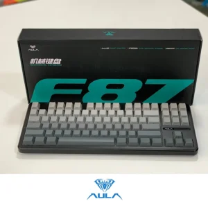 AULA F87 Pro Wireless,Tri-Mode BT5.0/2.4GHz/USB-C Hot Swappable Custom Keyboard,Pre-lubed Switches,75% BK-GREY - Image 5