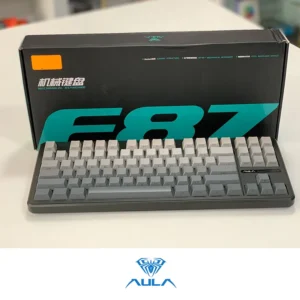 AULA F87 Pro Wireless,Tri-Mode BT5.0/2.4GHz/USB-C Hot Swappable Custom Keyboard,Pre-lubed Switches,75% BK-GREY - Image 13