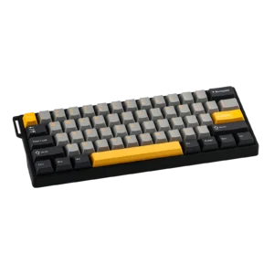 AULA WIN60 HE MAX VERSION 65%, Wing Chun Magnetic Switch Hot Swappable, Adjustable Actuation Rapid Trigger Mode, 8000 Hz Polling Rate GREY AND YELLOW - Image 9