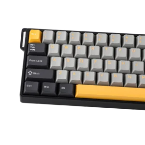 AULA WIN68 HE MAX VERSION 65%, Wing Chun Magnetic Switch Hot Swappable, Adjustable Actuation Rapid Trigger Mode, 8000 Hz Polling Rate GREY/YELLOW - Image 12