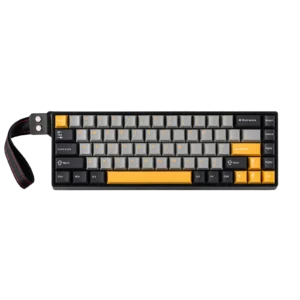 AULA WIN68 HE MAX VERSION 65%, Wing Chun Magnetic Switch Hot Swappable, Adjustable Actuation Rapid Trigger Mode, 8000 Hz Polling Rate GREY/YELLOW - Image 8