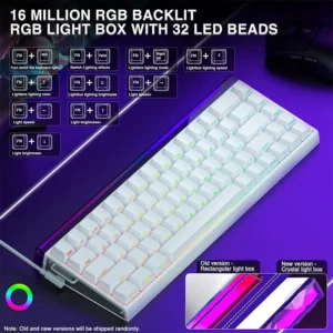 AULA Hero 68 HE 60% Wired, Hall Effect Magnetic Switch Keyboard with Adjustable Actuation, Fast Trigger Mode, 8K Hz Polling Rate, 0.125ms - Image 14