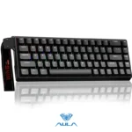 AULA WIN68 HE STANDARD VERSION 65%, WOOD MAGNETIC Switch Hot Swappable, Adjustable Actuation Rapid Trigger Mode, 8000 Hz Polling Rate BLACK