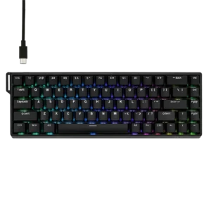 AULA WIN68 HE STANDARD VERSION 65%, WOOD MAGNETIC Switch Hot Swappable, Adjustable Actuation Rapid Trigger Mode, 8000 Hz Polling Rate BLACK - Image 11