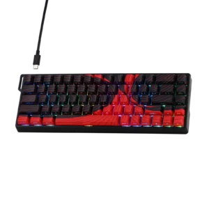 AULA WIN68 HE MAX VERSION 65%, Wing Chun Magnetic Switch Hot Swappable, Adjustable Actuation Rapid Trigger Mode, 8000 Hz Polling Rate BLACK/RED - Image 12